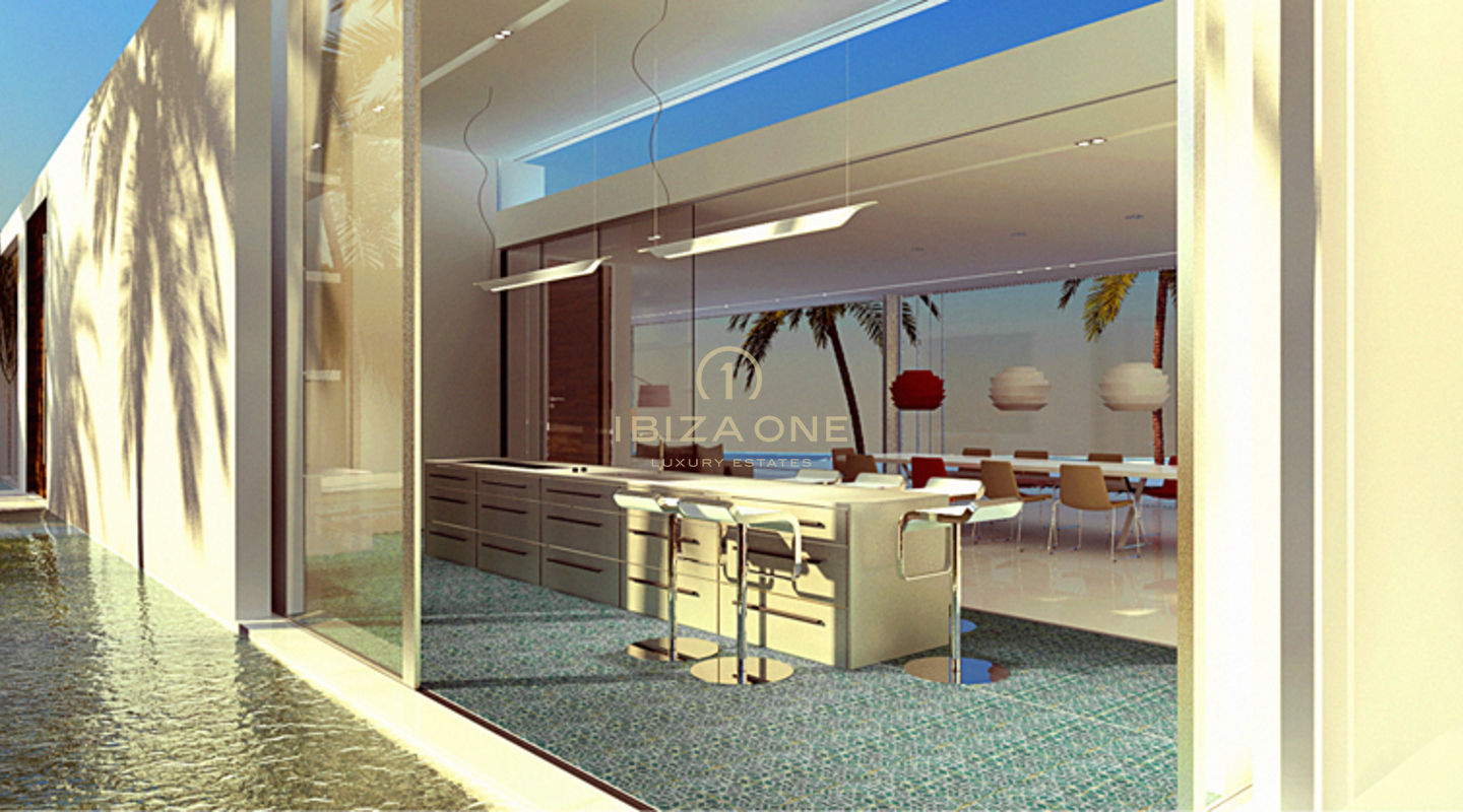 Progetto di costruzione moderna su progetto con fantastica vista mare in vendita, Ibiza - Progetto di costruzione moderna su progetto con fantastica vista mare in affitto, Ibiza