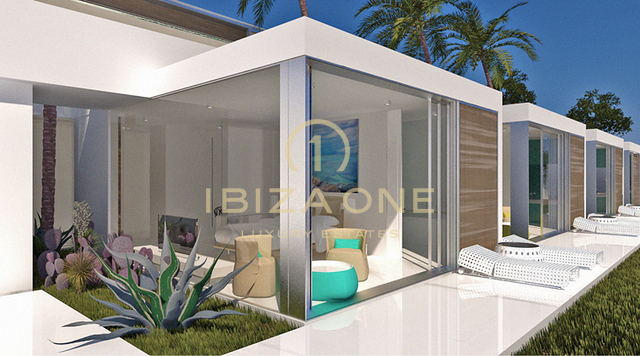 Modernes Bauprojekt mit fantastischem Meerblick zu verkaufen, Ibiza - Modernes Bauprojekt mit fantastischem Meerblick zu vermieten, Ibiza