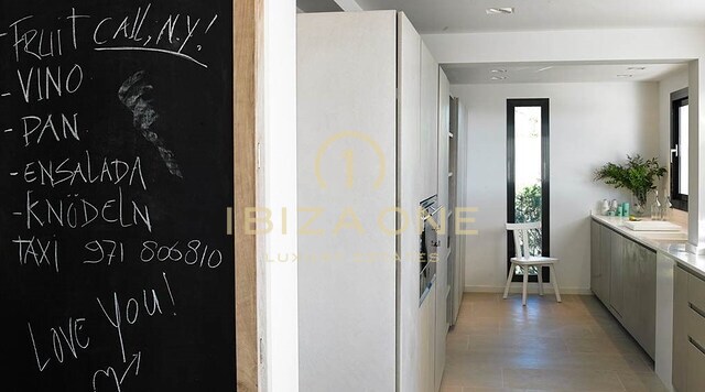 Luxurious modern Jaime Serra villa with beautiful sea view for rent, Ibiza