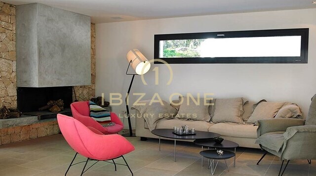 Luxe moderne Jaime Serra villa met prachtig zeezicht te huur, Ibiza