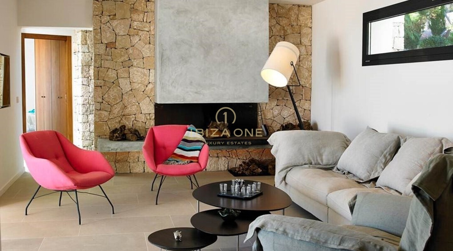 Lussuosa villa moderna Jaime Serra con splendida vista mare in affitto, Ibiza