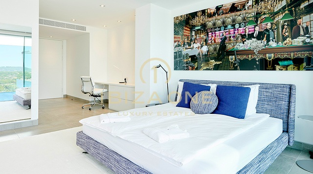 Dominio dello skyline di Ibiza: Villa ultra-lusso con vista panoramica a 270° su Tagomago, Santa Eulària des Riu e Marina in vendita, Ibiza