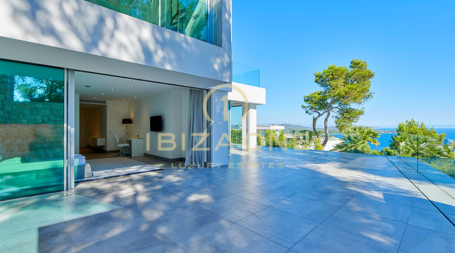 Dominio dello skyline di Ibiza: Villa ultra-lusso con vista panoramica a 270° su Tagomago, Santa Eulària des Riu e Marina in vendita, Ibiza