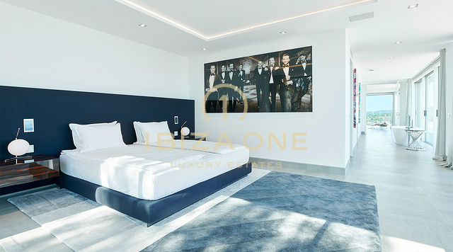 Dominio dello skyline di Ibiza: Villa ultra-lusso con vista panoramica a 270° su Tagomago, Santa Eulària des Riu e Marina in vendita, Ibiza