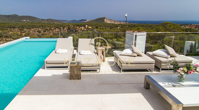 Villa de luxe moderne à proximité de la ville d'Ibiza et des marinas avec vue imprenable sur la mer, la villa de luxe est à vendre, Ibiza - Villa de luxe moderne à proximité de la ville d'Ibiza et des marinas avec vue imprenable sur la mer, la villa de luxe est à louer, Ibiza