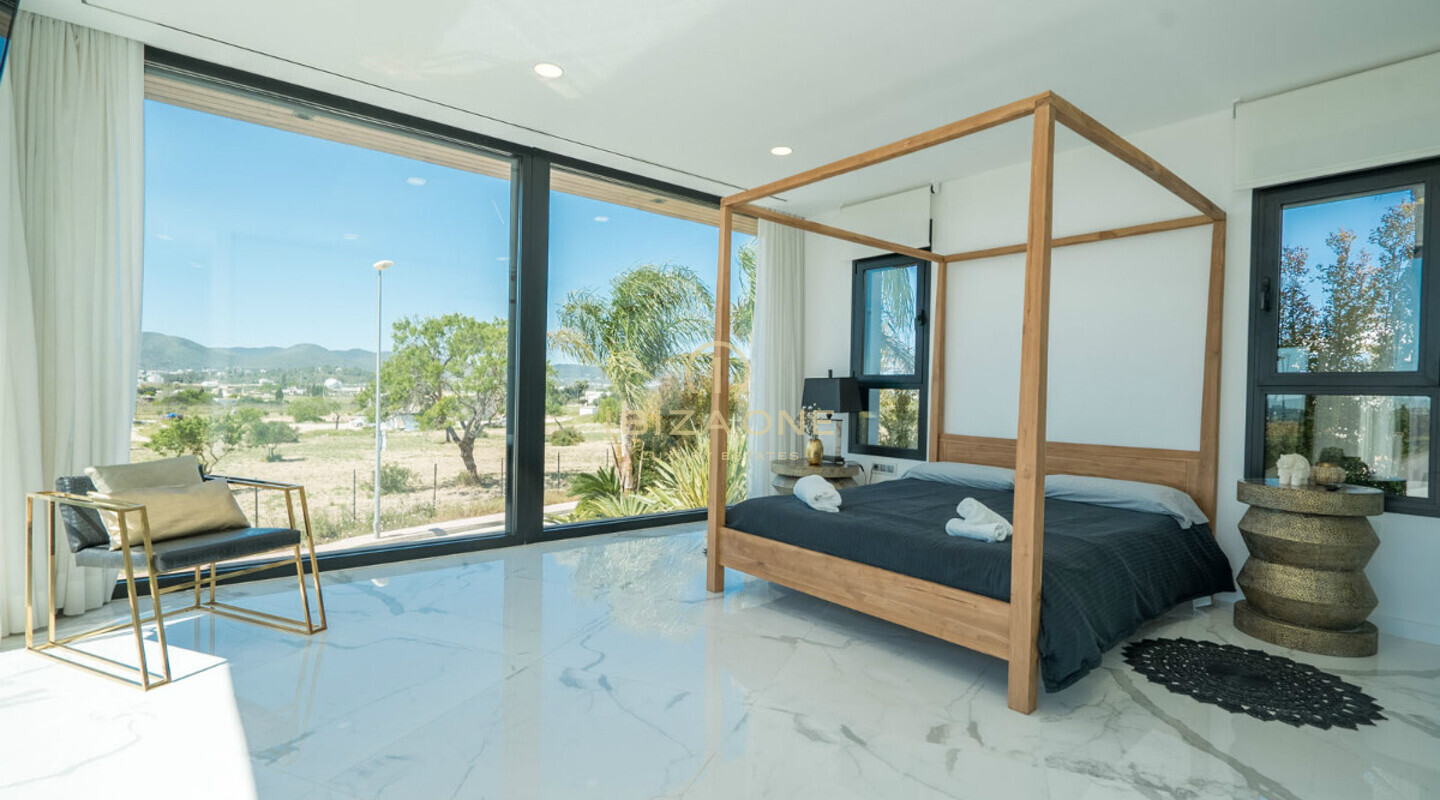 Excepcional y lujosa villa de nueva construcción con vistas a Ibiza en venta, Ibiza - Excepcional y lujosa villa de nueva construcción con vistas a Ibiza en alquiler, Ibiza