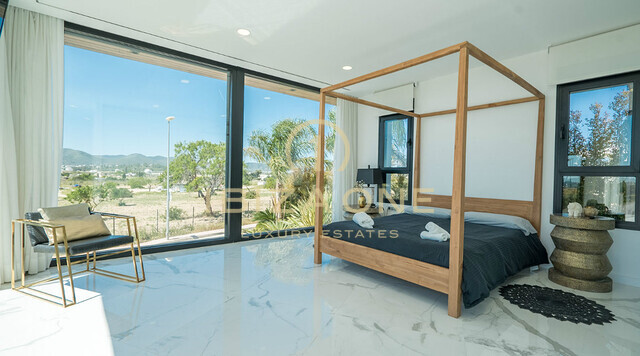 Excepcional y lujosa villa de nueva construcción con vistas a Ibiza en venta, Ibiza - Excepcional y lujosa villa de nueva construcción con vistas a Ibiza en alquiler, Ibiza