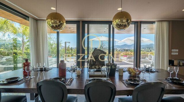 Excepcional y lujosa villa de nueva construcción con vistas a Ibiza en venta, Ibiza - Excepcional y lujosa villa de nueva construcción con vistas a Ibiza en alquiler, Ibiza