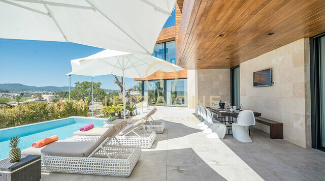 Außergewöhnliche und luxuriöse Neubauvilla mit Blick auf Ibiza zu verkaufen, Ibiza - Außergewöhnliche und luxuriöse Neubauvilla mit Blick auf Ibiza zu vermieten, Ibiza