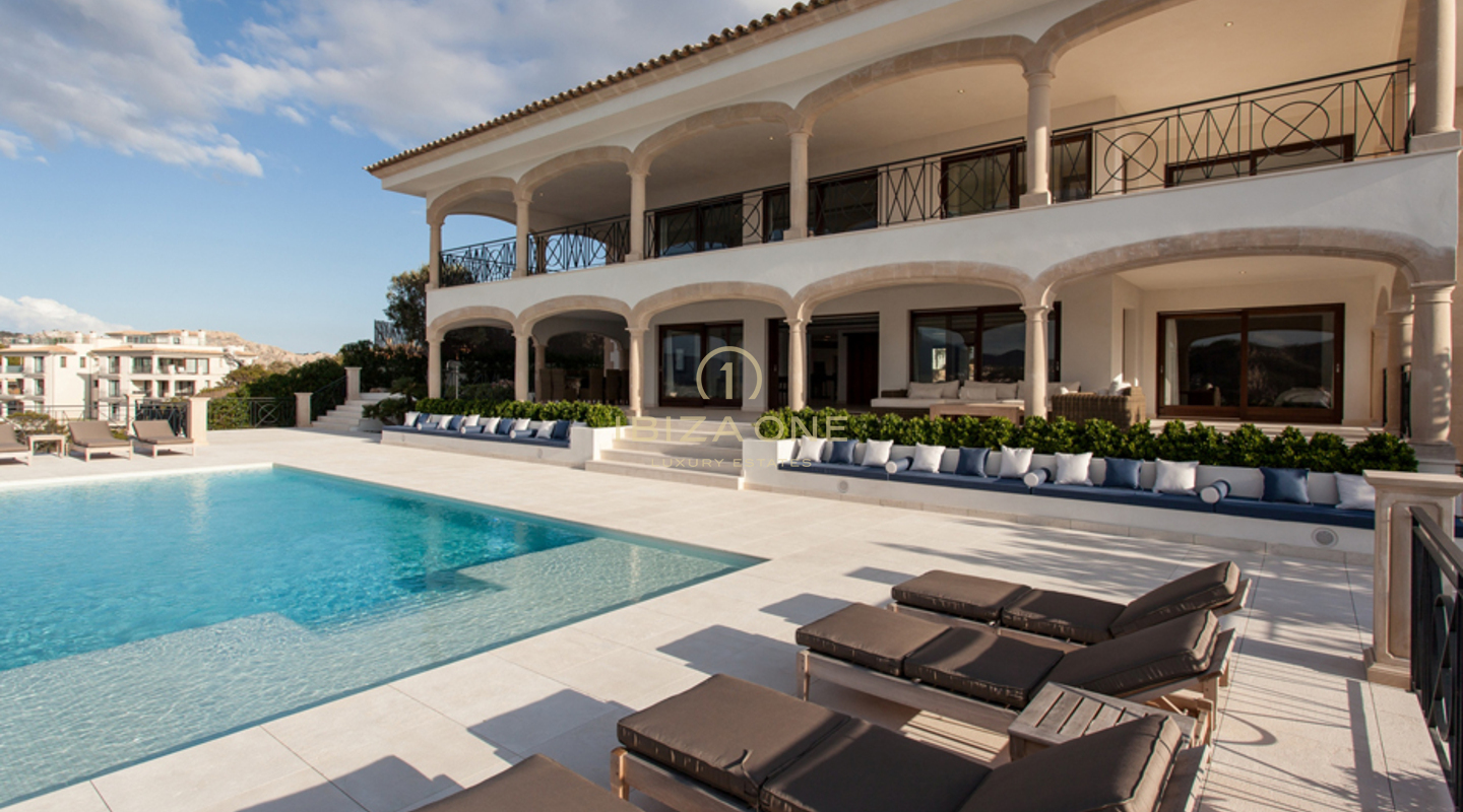 Villa de luxe avec maison d'hôtes séparée et vue panoramique imprenable à Puerto Andratx à vendre, Ibiza - Villa de luxe avec maison d'hôtes séparée et vue panoramique imprenable à Puerto Andratx à louer, Ibiza