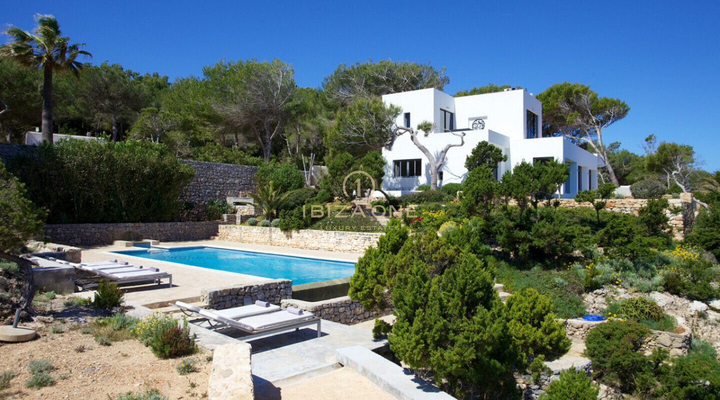 Moderne luxe villa aan zee met toegang tot de zee te huur, Ibiza