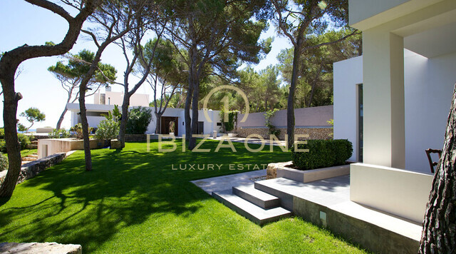 Modern luxury seafront villa with sea access for rent, Ibiza