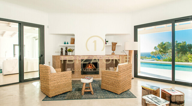 Modern luxury villa in Cala Vadella for sale, Ibiza - Modern luxury villa in Cala Vadella for rent, Ibiza