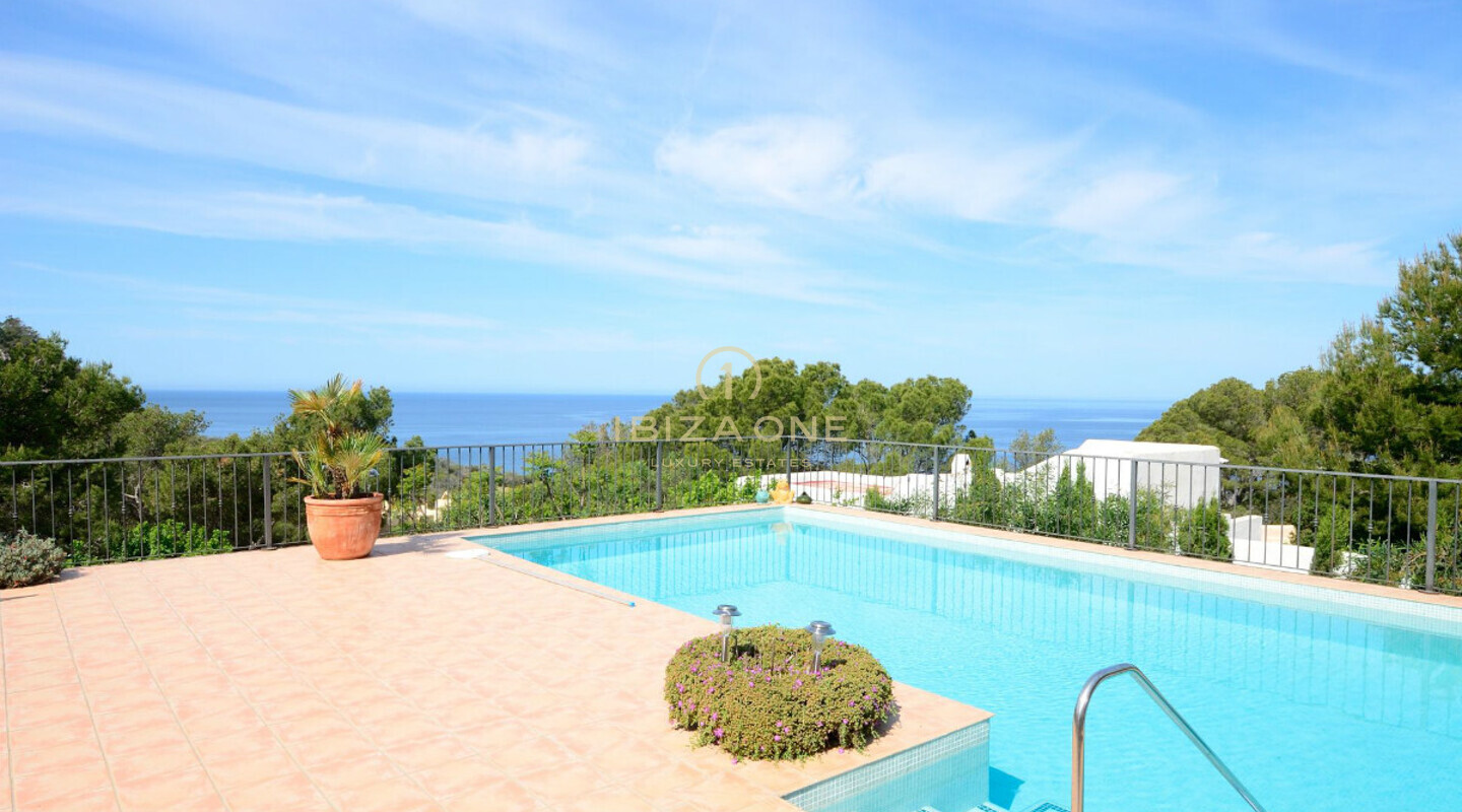 Preciosa y lujosa villa con vistas al mar en venta, Ibiza - Preciosa y lujosa villa con vistas al mar en alquiler, Ibiza