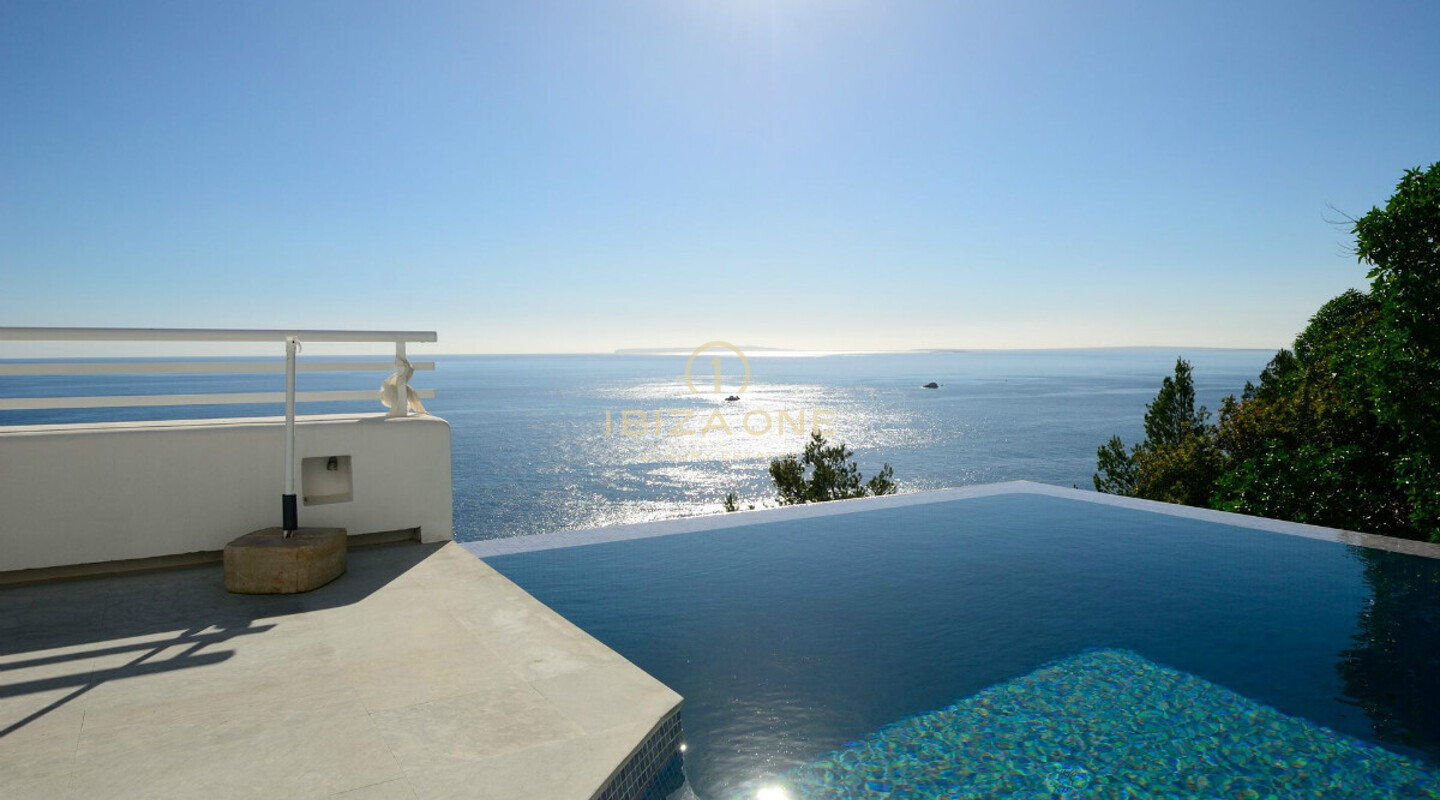 Moderne en luxe nieuwbouw villa op Ibiza in Roca Llisa met fantastisch uitzicht op zee te koop, Ibiza - Moderne en luxe nieuwbouw villa op Ibiza in Roca Llisa met fantastisch uitzicht op zee te huur, Ibiza