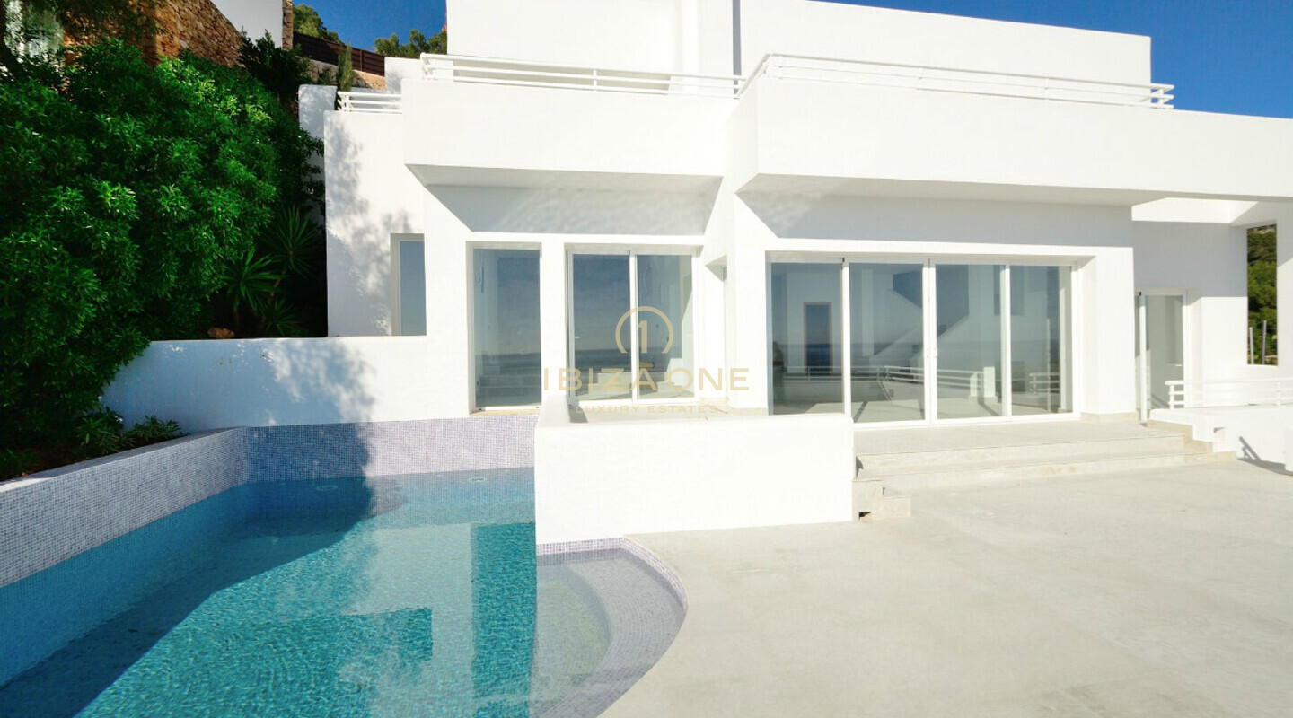 Moderne und luxuriöse Neubauvilla auf Ibiza in Roca Llisa mit fantastischem Meerblick zu verkaufen, Ibiza - Moderne und luxuriöse Neubauvilla auf Ibiza in Roca Llisa mit fantastischem Meerblick zu vermieten, Ibiza