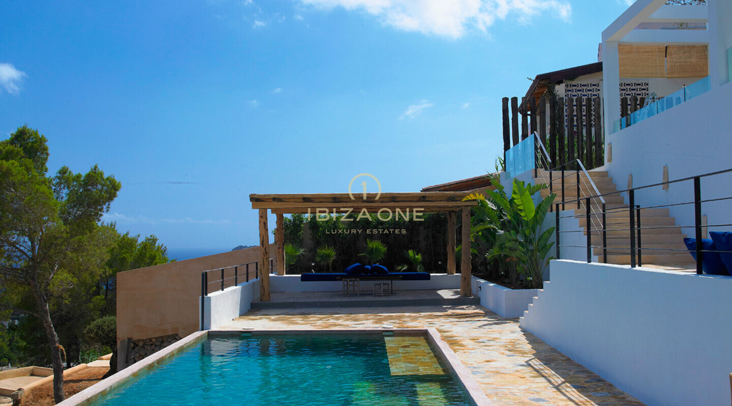 Luxury sea view villa in Es Cubells for sale, Ibiza - Luxury sea view villa in Es Cubells for rent, Ibiza