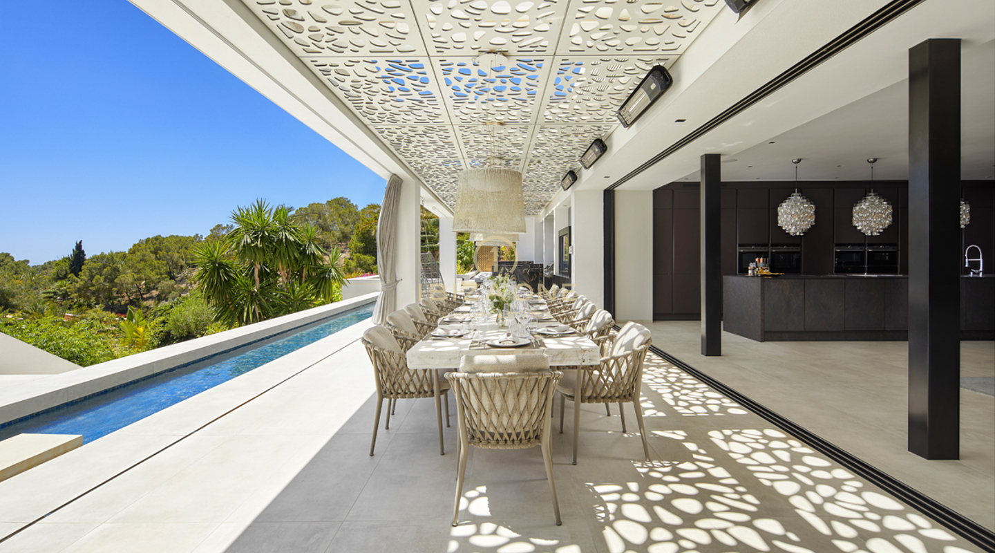 The Wave Ibiza - Toplocatie - luxe, exclusieve villa te huur in S´Estanyol, Ibiza