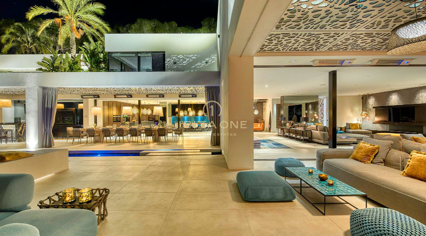 The Wave Ibiza - Ubicación privilegiada - villa exclusiva de lujo en alquiler en S´Estanyol, Ibiza