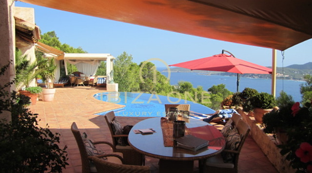 Beautiful luxury villa with separate guesthouse and sea views for sale, Ibiza - Beautiful luxury villa with separate guesthouse and sea views for rent, Ibiza