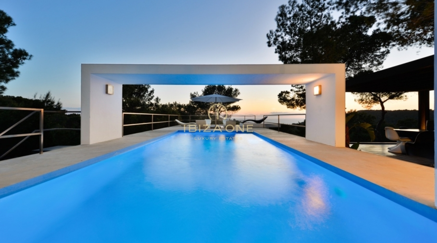 Modern luxury villa with sea views for sale, Ibiza