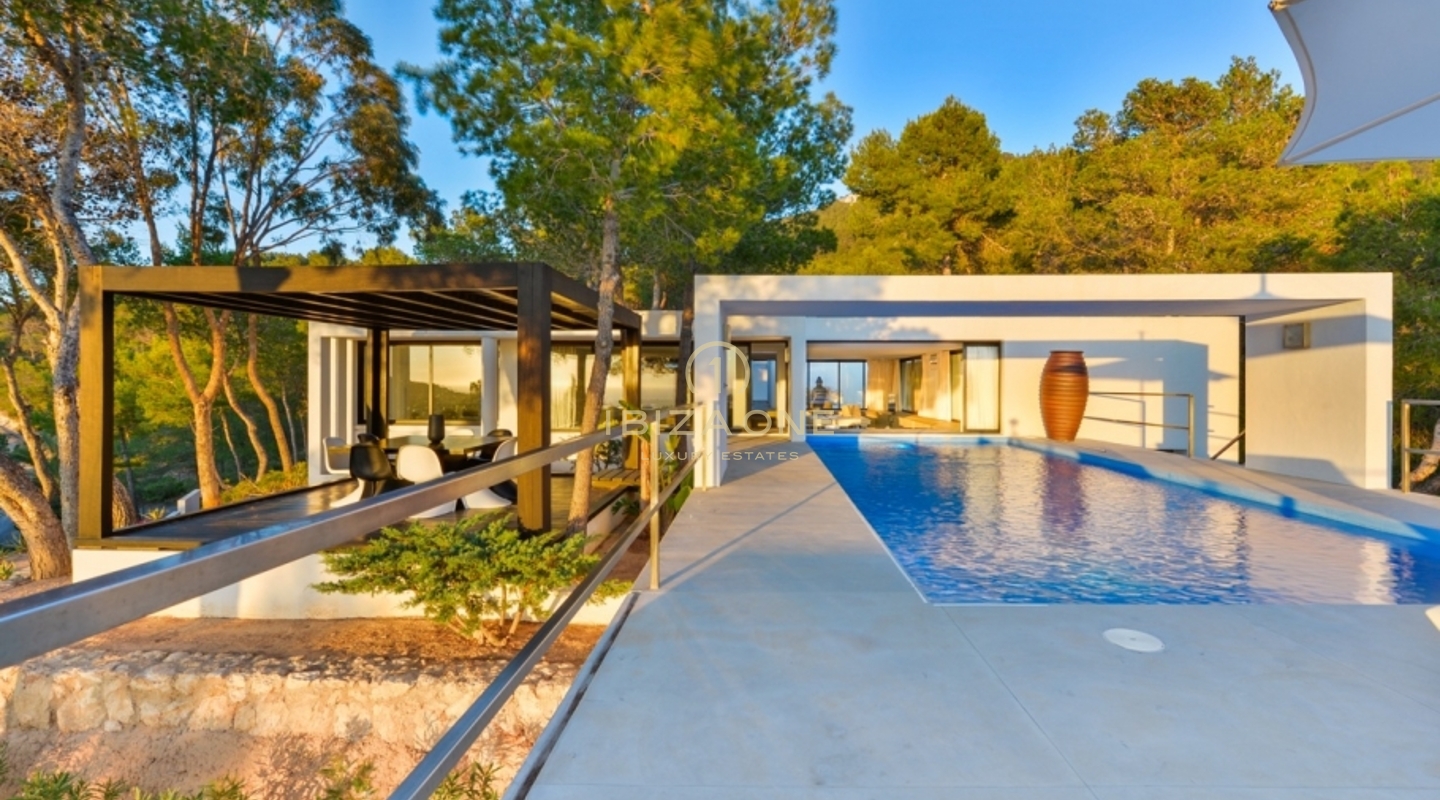 Modern luxury villa with sea views for sale, Ibiza