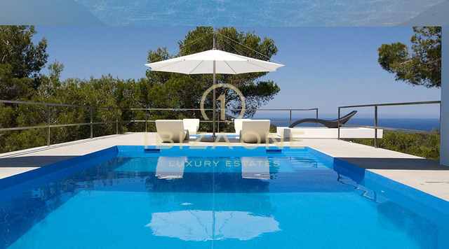 Modern luxury villa with sea views for sale, Ibiza