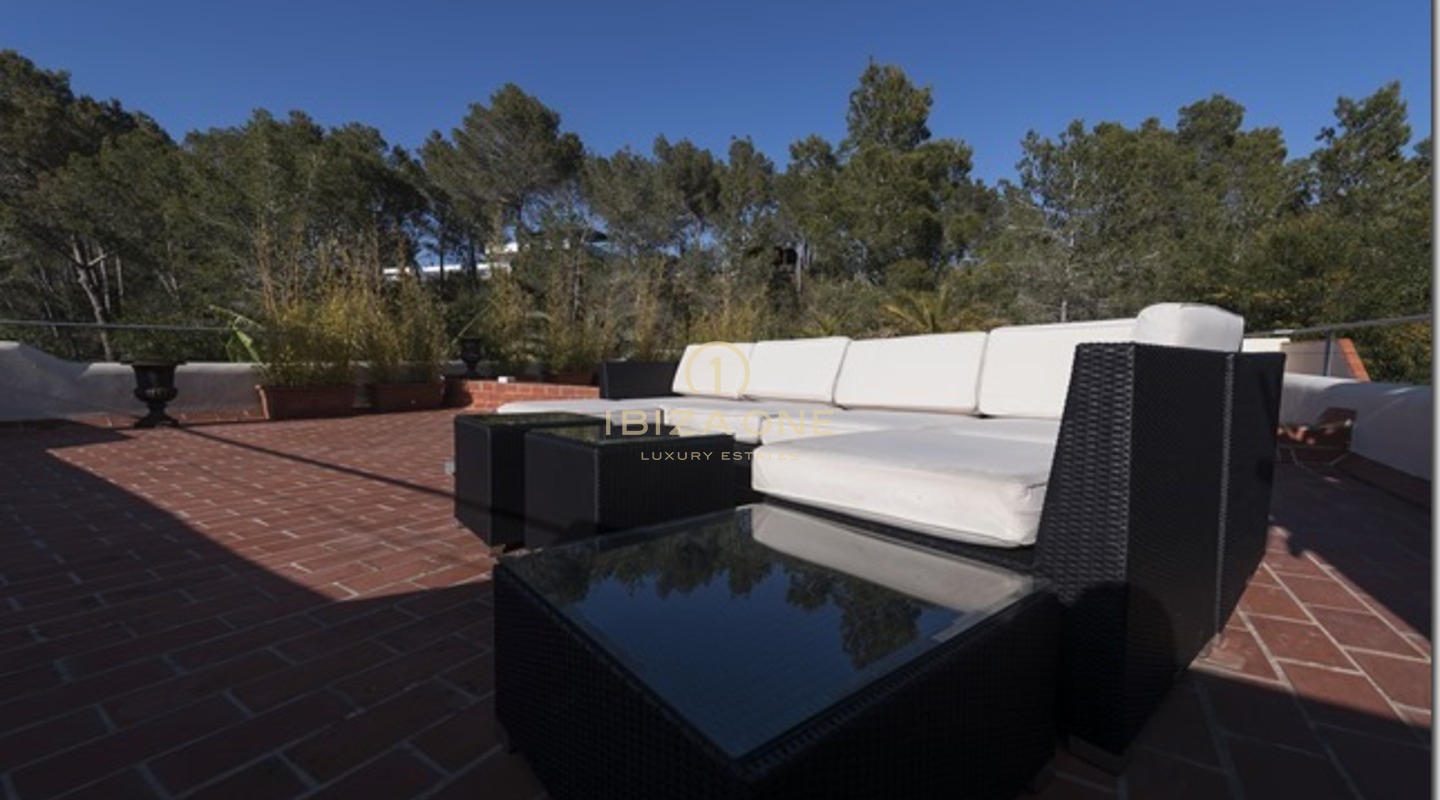Lujosa y preciosa mansión finca con vistas al mar y pista de tenis en venta, Ibiza - Lujosa y preciosa mansión finca con vistas al mar y pista de tenis en alquiler, Ibiza