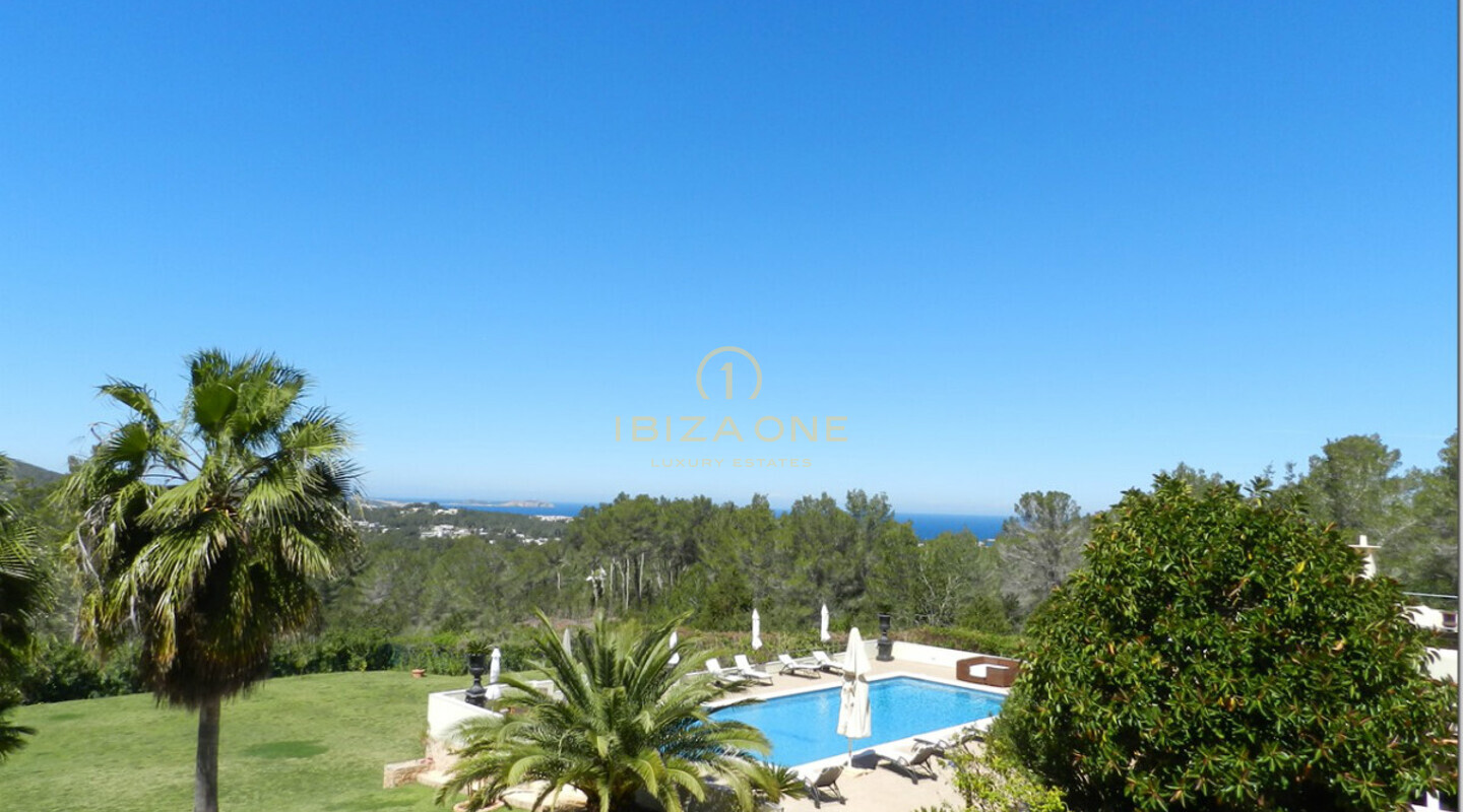Luxury and Beautiful Finca Mansion with seaview and tennis court for sale, Ibiza - Luxury and Beautiful Finca Mansion with seaview and tennis court for rent, Ibiza