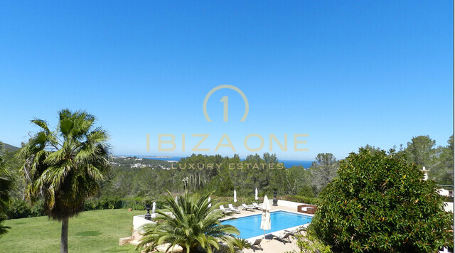Luxe en prachtig finca-landhuis met zeezicht en tennisbaan te koop, Ibiza - Luxe en prachtig finca-landhuis met zeezicht en tennisbaan te huur, Ibiza