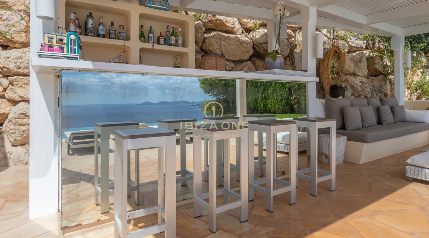 Luxury villa in Ibiza with sea access and a spectacular sea view in Es Cubells for sale, Ibiza - Luxury villa in Ibiza with sea access and a spectacular sea view in Es Cubells for rent, Ibiza