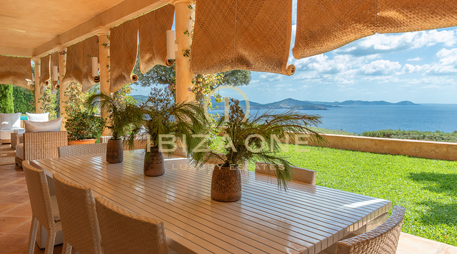 Luxury villa in Ibiza with sea access and a spectacular sea view in Es Cubells for sale, Ibiza - Luxury villa in Ibiza with sea access and a spectacular sea view in Es Cubells for rent, Ibiza