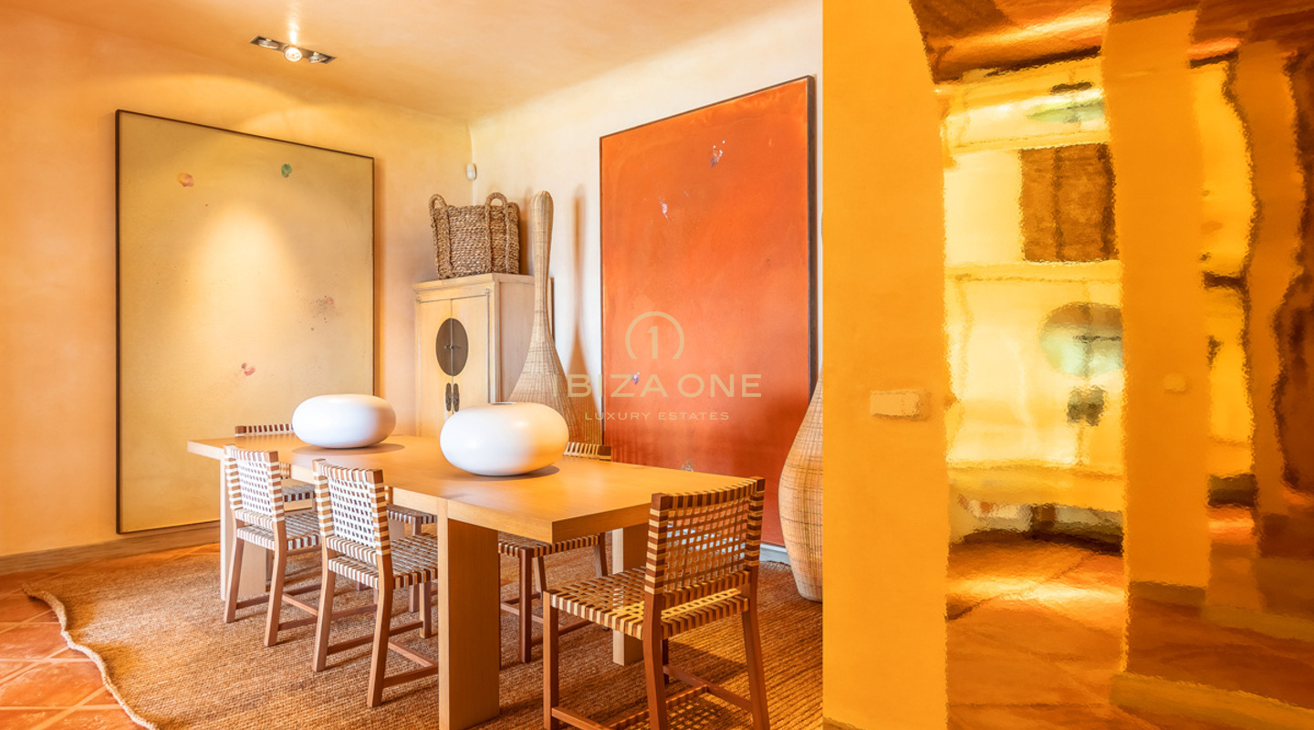 Luxury villa in Ibiza with sea access and a spectacular sea view in Es Cubells for sale, Ibiza - Luxury villa in Ibiza with sea access and a spectacular sea view in Es Cubells for rent, Ibiza