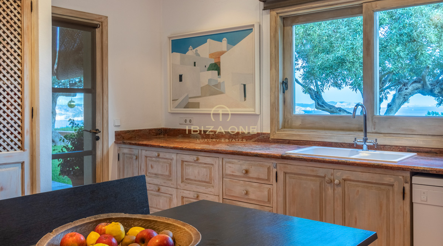 Luxury villa in Ibiza with sea access and a spectacular sea view in Es Cubells for sale, Ibiza - Luxury villa in Ibiza with sea access and a spectacular sea view in Es Cubells for rent, Ibiza