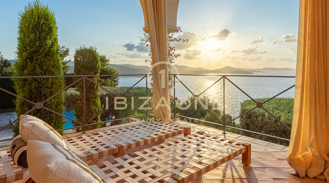 Luxury villa in Ibiza with sea access and a spectacular sea view in Es Cubells for sale, Ibiza - Luxury villa in Ibiza with sea access and a spectacular sea view in Es Cubells for rent, Ibiza