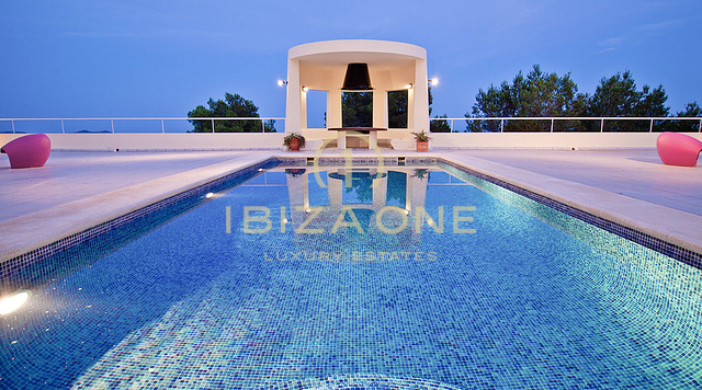 White House - luxury villa on top of a private mountain faced to the sea of Roca Llisa, golf course, Sta. Eulalia and the island Tagomago for sale, Ibiza - White House - luxury villa on top of a private mountain faced to the sea of Roca Llisa, golf course, Sta. Eulalia and the island Tagomago for rent, Ibiza