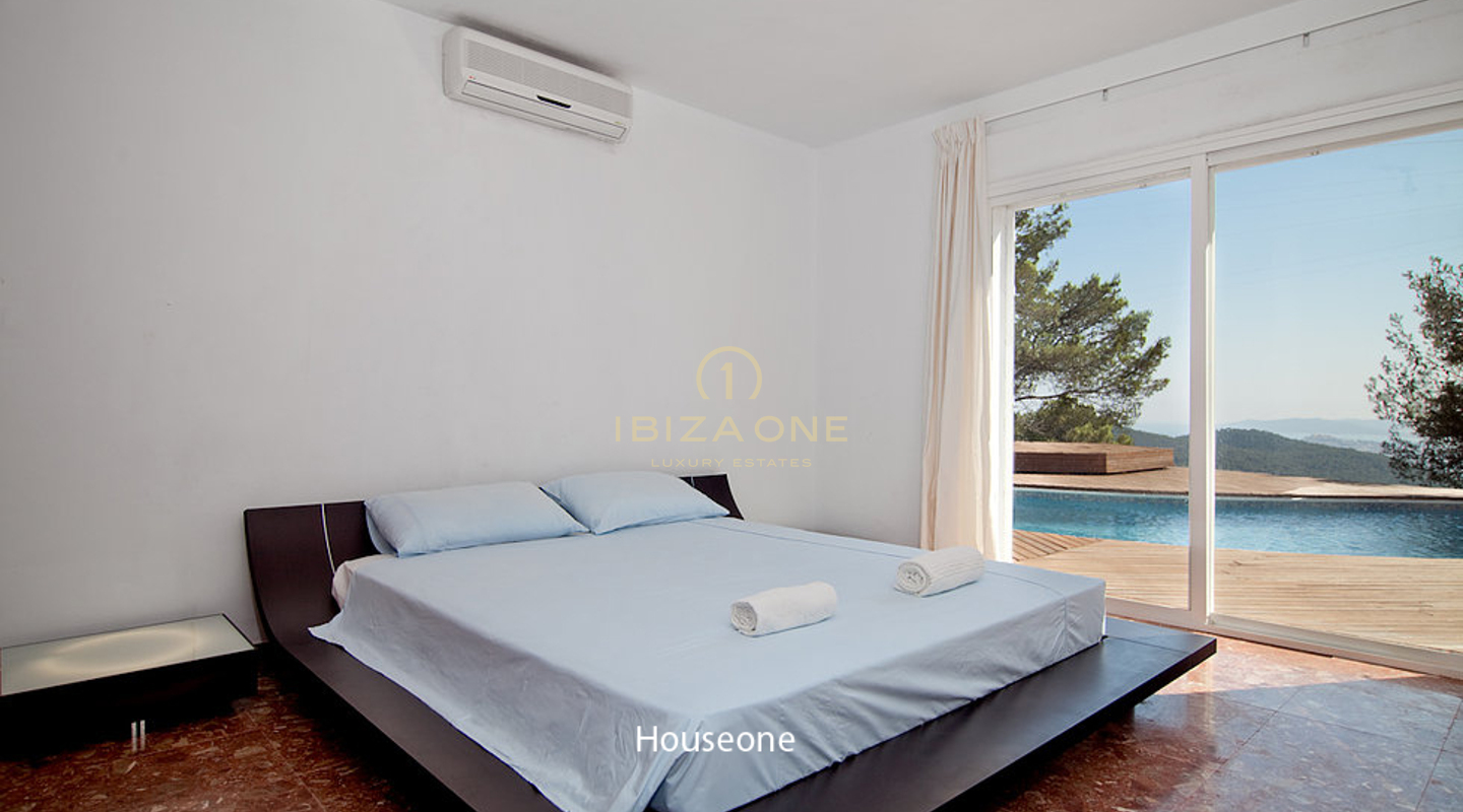 Le plus grand domaine de luxe d'Ibiza à vendre ou à louer – Montagne privée avec 4 villas près d'Ibiza et des marinas. Vues - Licence de location touristique.