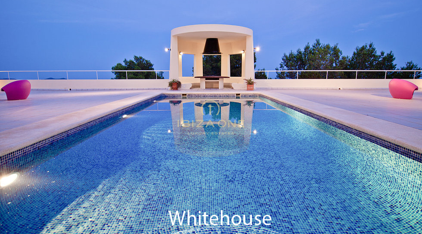 Le plus grand domaine de luxe d'Ibiza à vendre ou à louer – Montagne privée avec 4 villas près d'Ibiza et des marinas. Vues - Licence de location touristique.