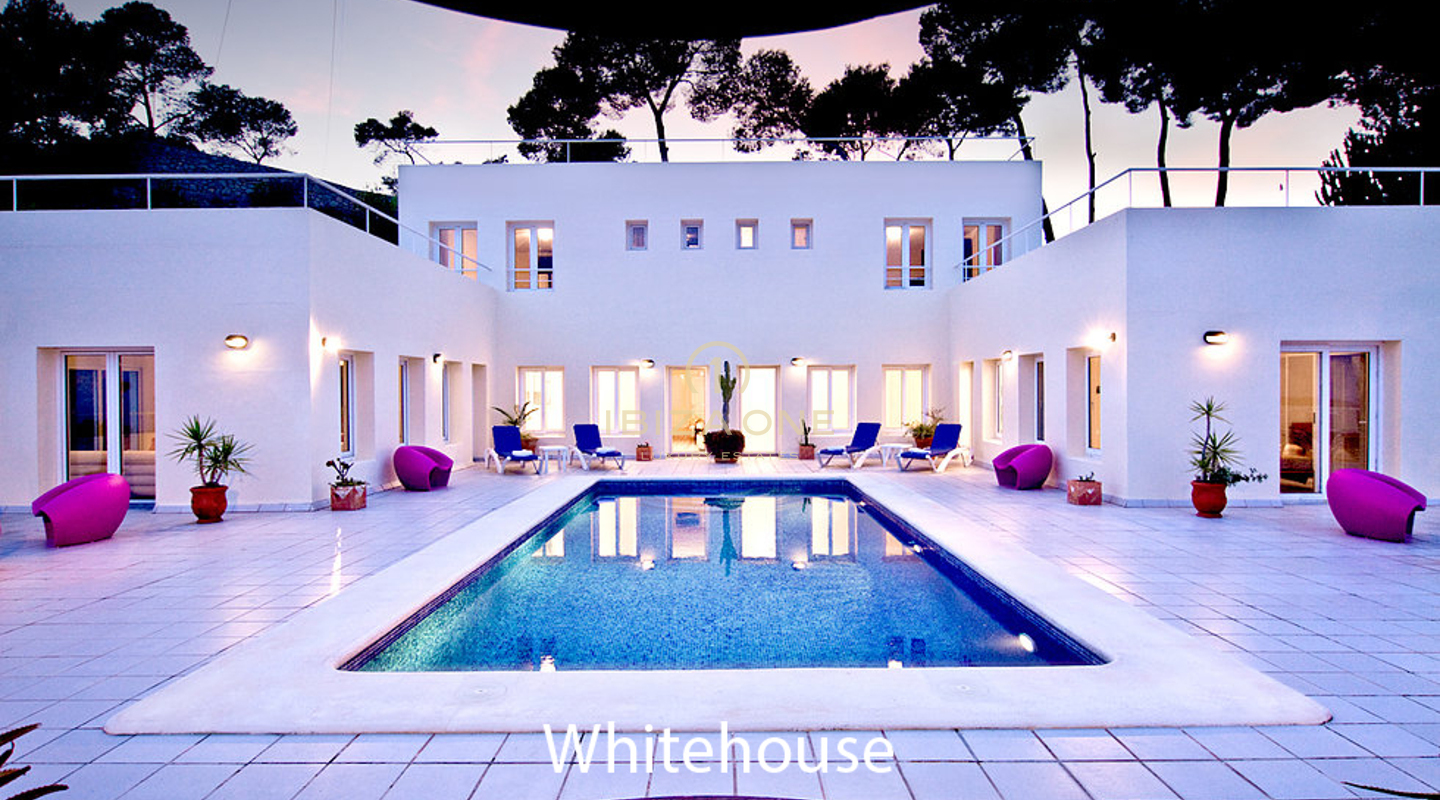 Le plus grand domaine de luxe d'Ibiza à vendre ou à louer – Montagne privée avec 4 villas près d'Ibiza et des marinas. Vues - Licence de location touristique.