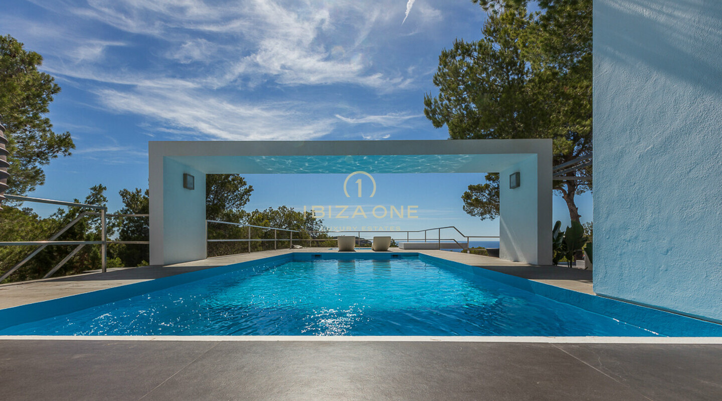 Ultramoderne Luxusvilla mit Meer- und Sonnenuntergangsblick in Cala Vadella zu verkaufen, Ibiza - Ultramoderne Luxusvilla mit Meer- und Sonnenuntergangsblick in Cala Vadella zu vermieten, Ibiza