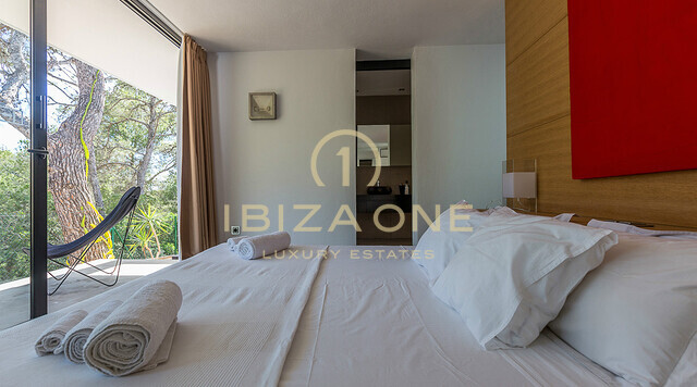 Villa de lujo ultramoderna con vistas al mar y al atardecer en Cala Vadella en venta, Ibiza - Villa de lujo ultramoderna con vistas al mar y al atardecer en Cala Vadella en alquiler, Ibiza