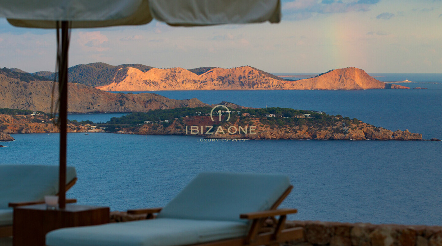 Luxe villa op de Primelocatie Es Cubells te huur, Ibiza - Luxe villa op de Primelocatie Es Cubells te koop, Ibiza