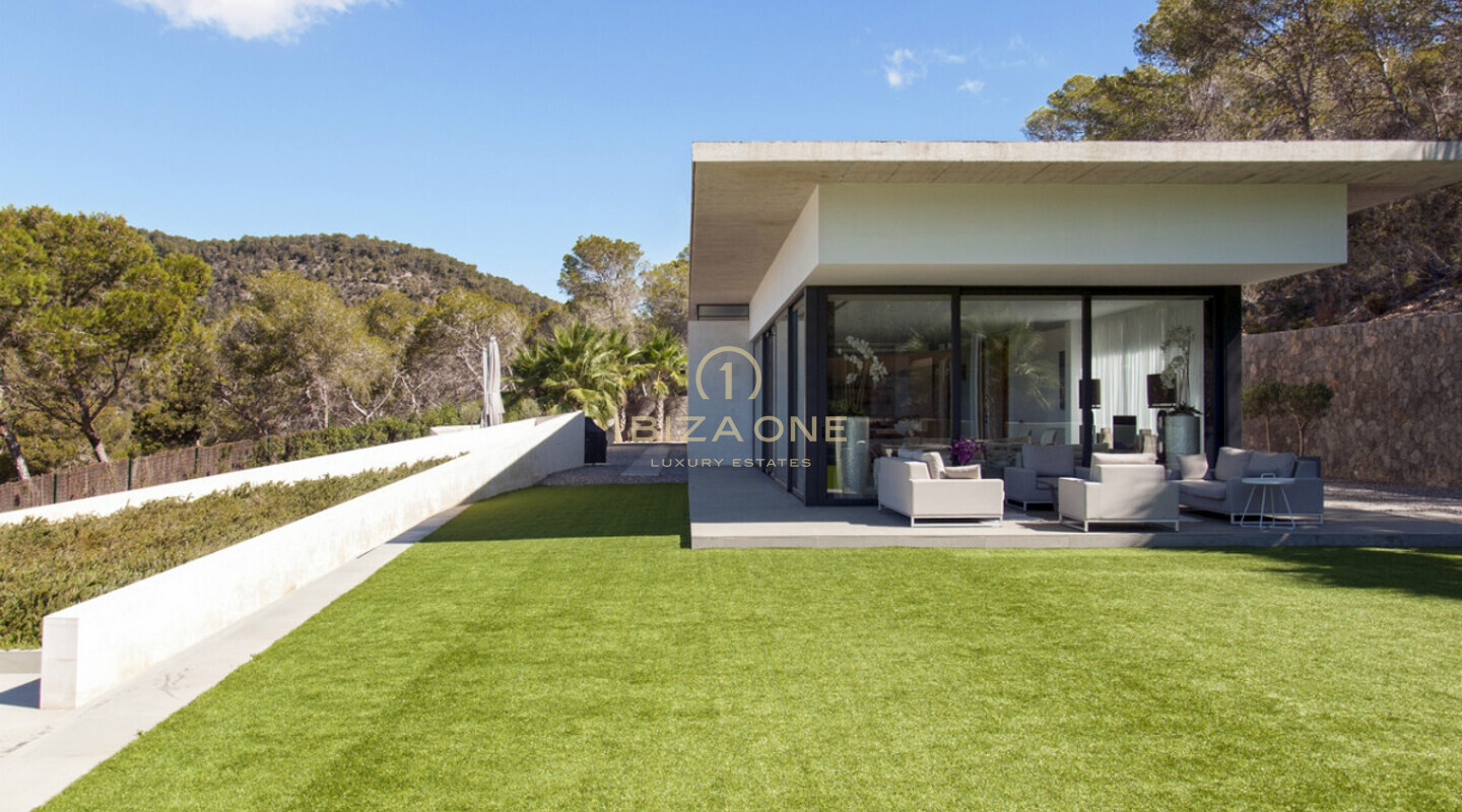 Minimalist luxury villa with sea view for sale, Ibiza - Minimalist luxury villa with sea view for rent, Ibiza