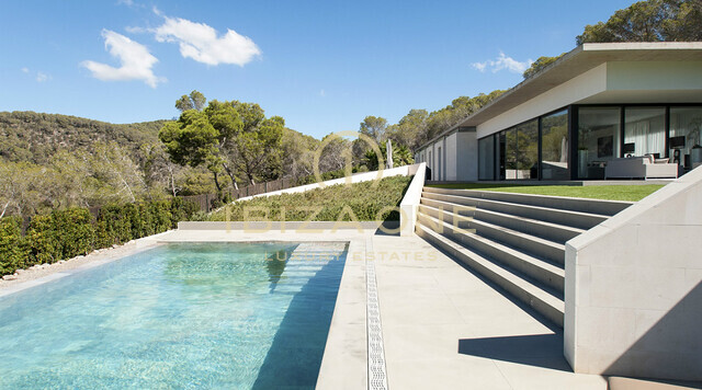 Villa de luxe minimaliste avec vue sur la mer à vendre, Ibiza - Villa de luxe minimaliste avec vue sur la mer à louer, Ibiza