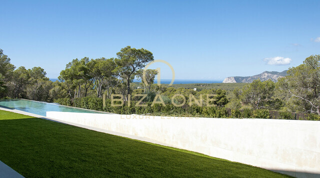 Minimalistische Luxusvilla mit Meerblick zu verkaufen, Ibiza - Minimalistische Luxusvilla mit Meerblick zu vermieten, Ibiza