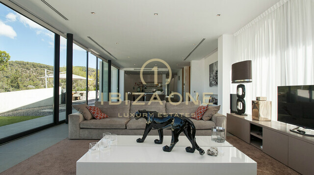 Villa minimalista de lujo con vistas al mar en venta, Ibiza - Villa minimalista de lujo con vistas al mar en alquiler, Ibiza