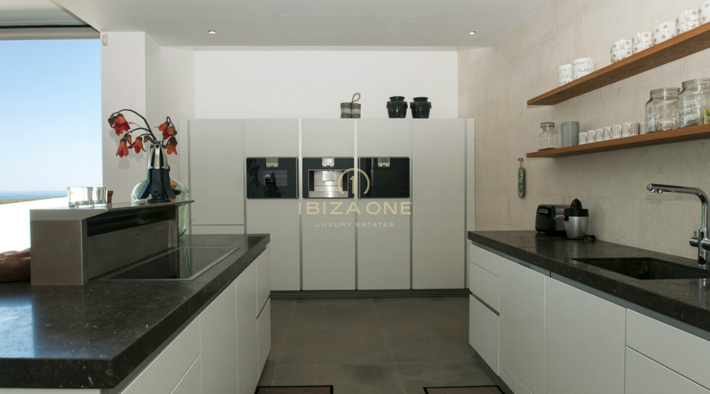 Minimalist luxury villa with sea view for sale, Ibiza - Minimalist luxury villa with sea view for rent, Ibiza