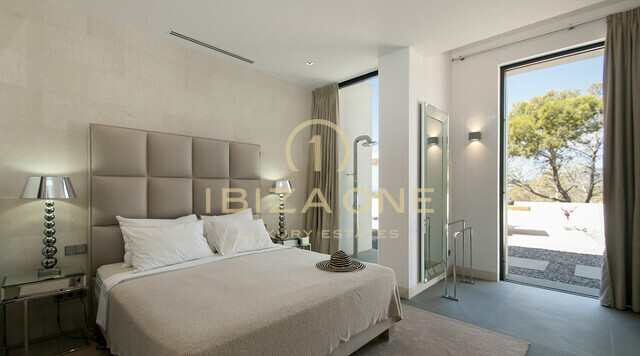 Minimalist luxury villa with sea view for sale, Ibiza - Minimalist luxury villa with sea view for rent, Ibiza
