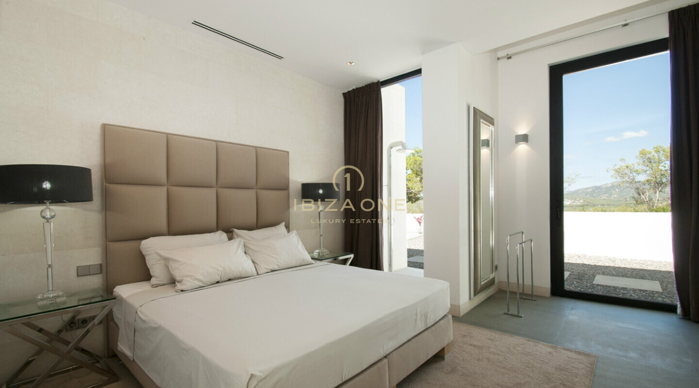 Minimalist luxury villa with sea view for sale, Ibiza - Minimalist luxury villa with sea view for rent, Ibiza