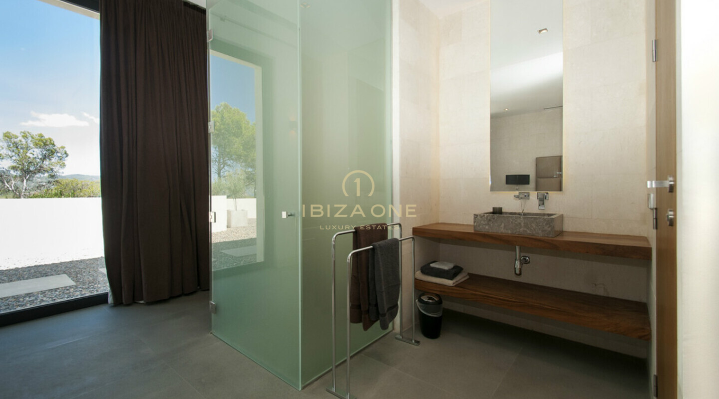 Minimalist luxury villa with sea view for sale, Ibiza - Minimalist luxury villa with sea view for rent, Ibiza